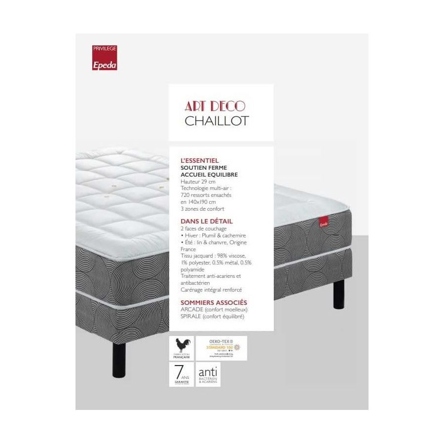 Matelas Ressort EPEDA CHAILLOT2 Matelas Ressort EPEDA CHAILLOT2
