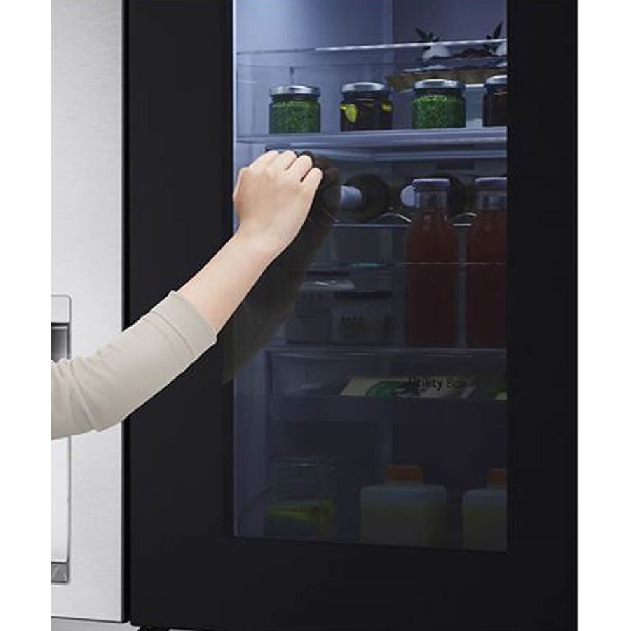 Réfrigérateur américain 628 Litres InstaView Door-in-Door LG GSXE90BSAD