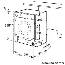 Lave linge Intégrable BOSCH WIW24348FF