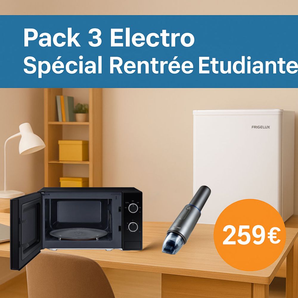 Pack 3 Electro spécial Rentrée Pack 3 Electro spécial Rentrée