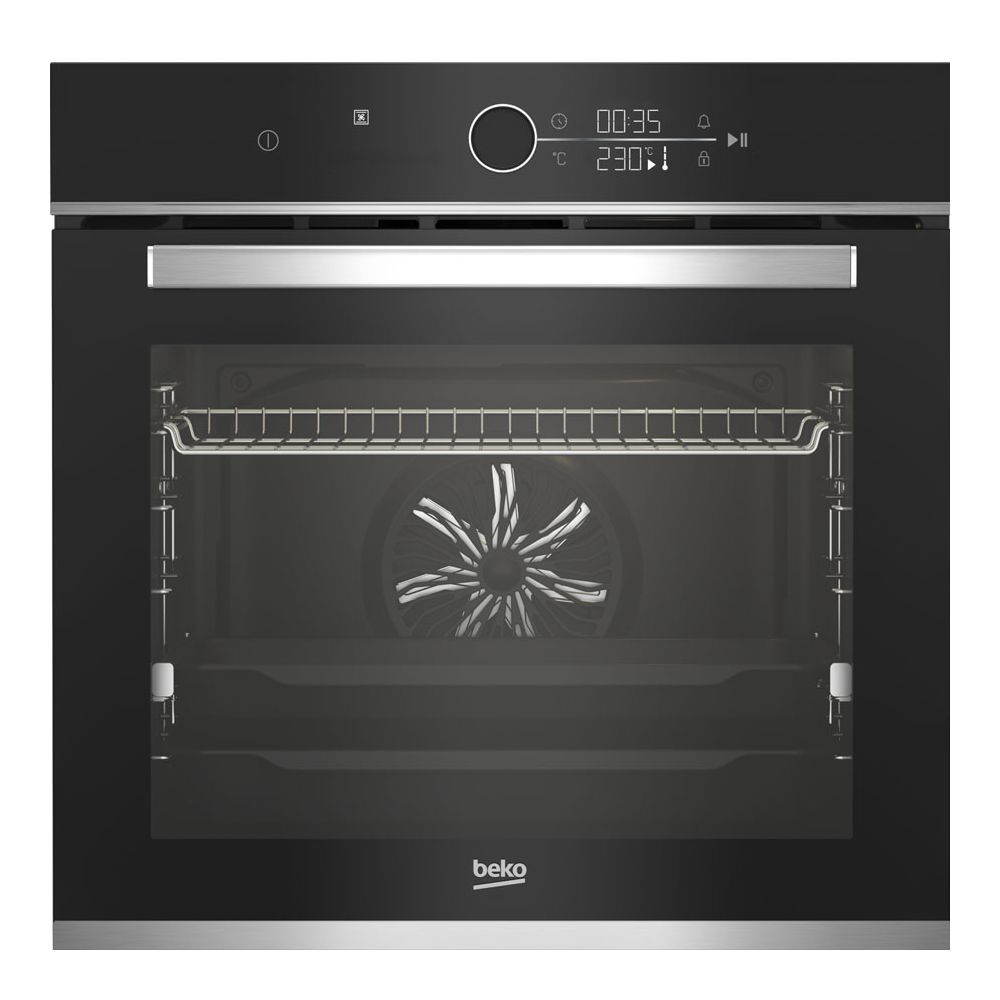 Four Encastrable Beko BBIM18400BMPS - Pyrolyse - 72L - Inox - Chaleur 3D - A+