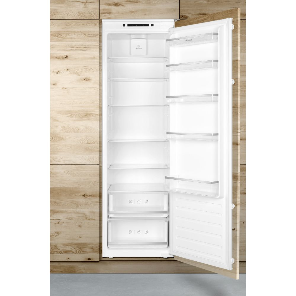 Réfrigérateur Encastrable Amica ABN4322 - 316L - Blanc - Froid Brassé - Classe E Réfrigérateur Encastrable Amica ABN4322 - 316L - Blanc - Froid Brassé - Classe E