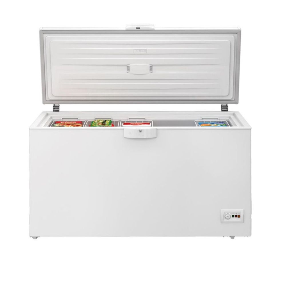Congélateur Coffre Beko HSM35050 - 350L - FreezerGuard -15°C - Blanc Congélateur Coffre Beko HSM35050 - 350L - FreezerGuard -15°C - Blanc