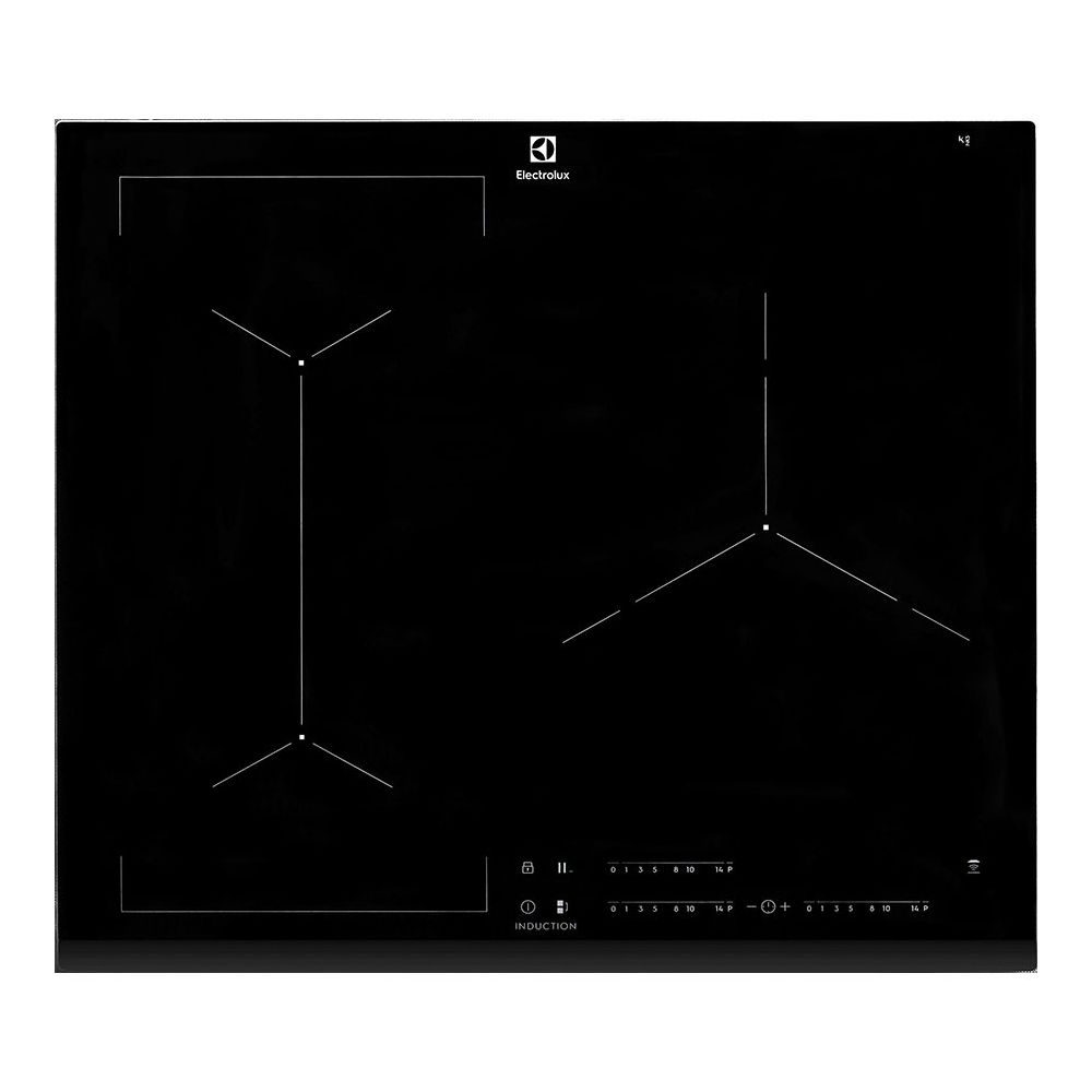 Plaque Induction Electrolux DIV63340BK - Zone Flexible - 7350W - Noir - Fonction Bridge