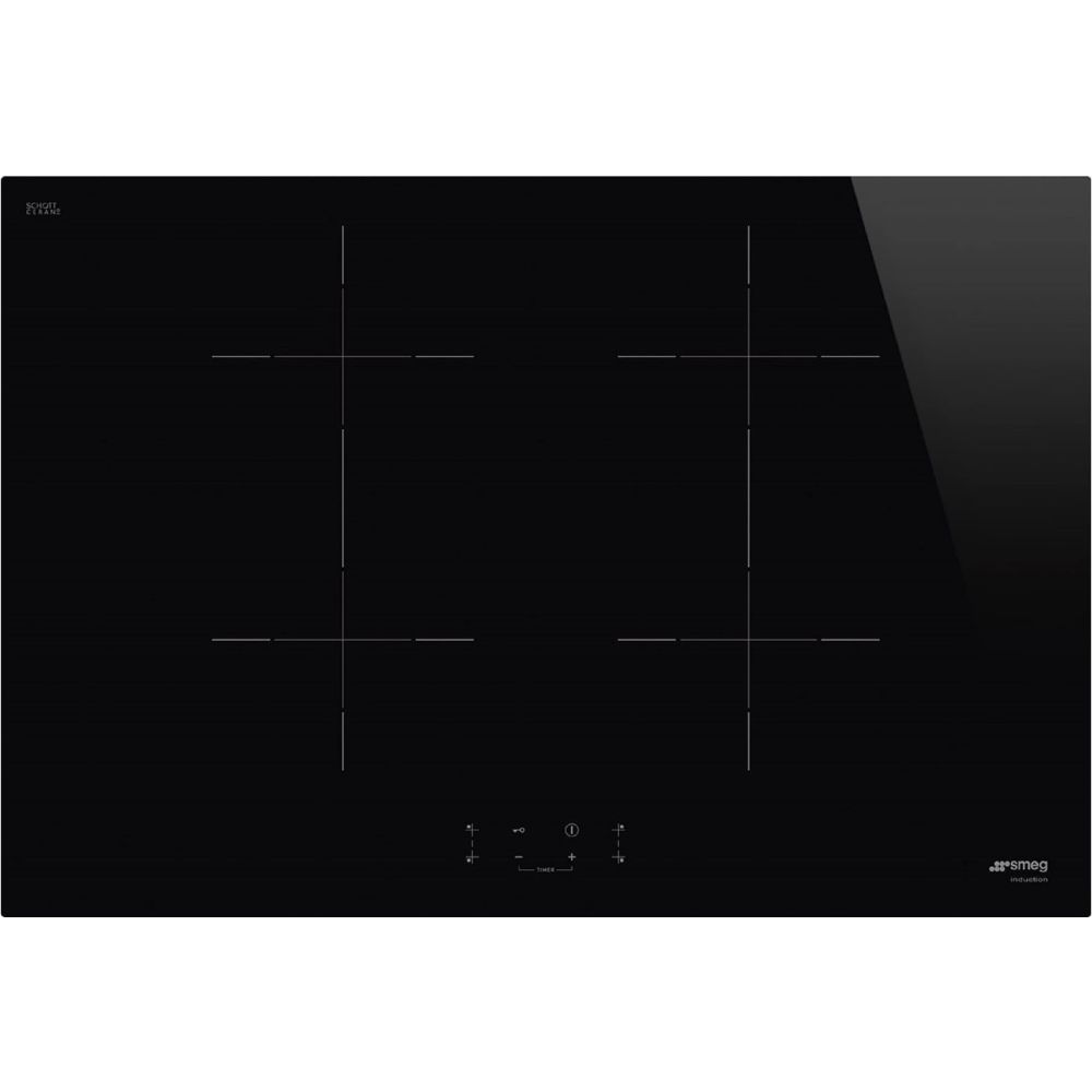 Table Induction Smeg SIB2741D - 4 foyers - 70cm - Noir Table Induction Smeg SIB2741D - 4 foyers - 70cm - Noir