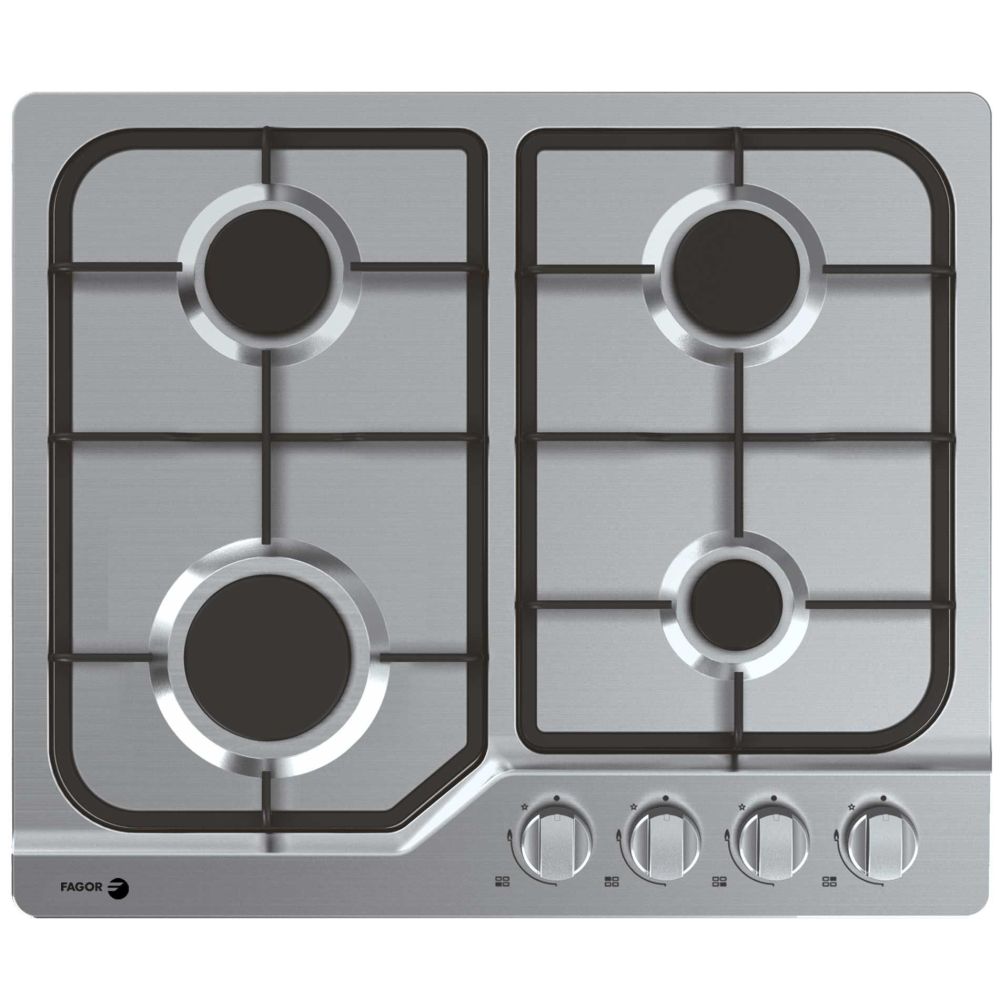 Table de cuisson Gaz Fagor FAG3640X - 60 cm - 4 foyers - Inox Table de cuisson Gaz Fagor FAG3640X - 60 cm - 4 foyers - Inox