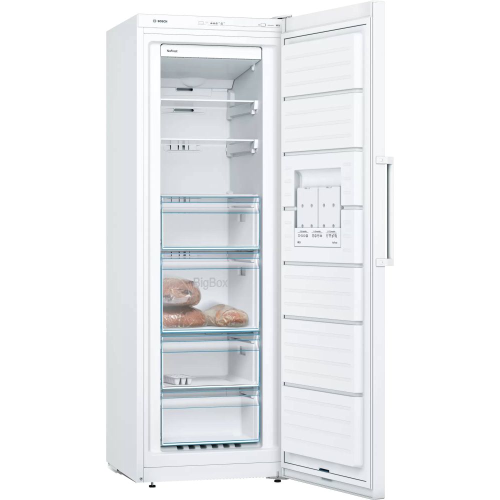 Congélateur vertical Bosch GSN33VWEP - 225L - Blanc - NoFrost - Serie 4