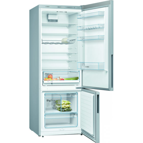 Réfrigérateur Combiné 500 Litres Inox BOSCH KGV58VLEAS
